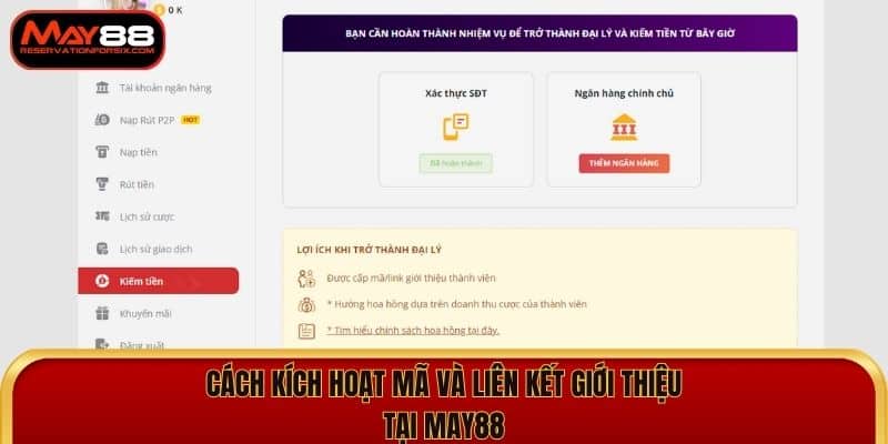 Cách kích hoạt và lấy mã giới thiệu dễ dàng từ nhà cái